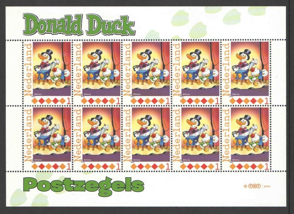 Postzegels Donald Duck, Ontdek Duckstad: Vel 32, Postzegels en Munten, Ophalen of Verzenden, Na 1940, Postfris