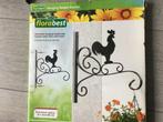 Twee mooie  hanging basket haan, Tuin en Terras, Tuinwanddecoratie, Ophalen of Verzenden, Nieuw