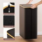 Wasmand 3 Vakken 140L-Zwart-57x37x75cm-Opvouwbare Wasmand, Huis en Inrichting, Badkamer | Badtextiel en Accessoires, Ophalen, Nieuw