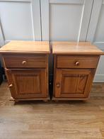 2 grenen nachtkastjes. 2 voor 40 euro, Huis en Inrichting, Slaapkamer | Nachtkastjes, Ophalen, Zo goed als nieuw, Hout