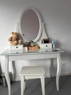Mooie Spiegel Opmaak Tafel, 100 tot 150 cm, Zo goed als nieuw, Hout, 50 tot 100 cm