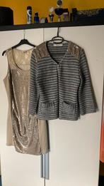 Articles vest 42 zgan met jurk Cream, Ophalen of Verzenden, Zo goed als nieuw, Maat 42/44 (L)