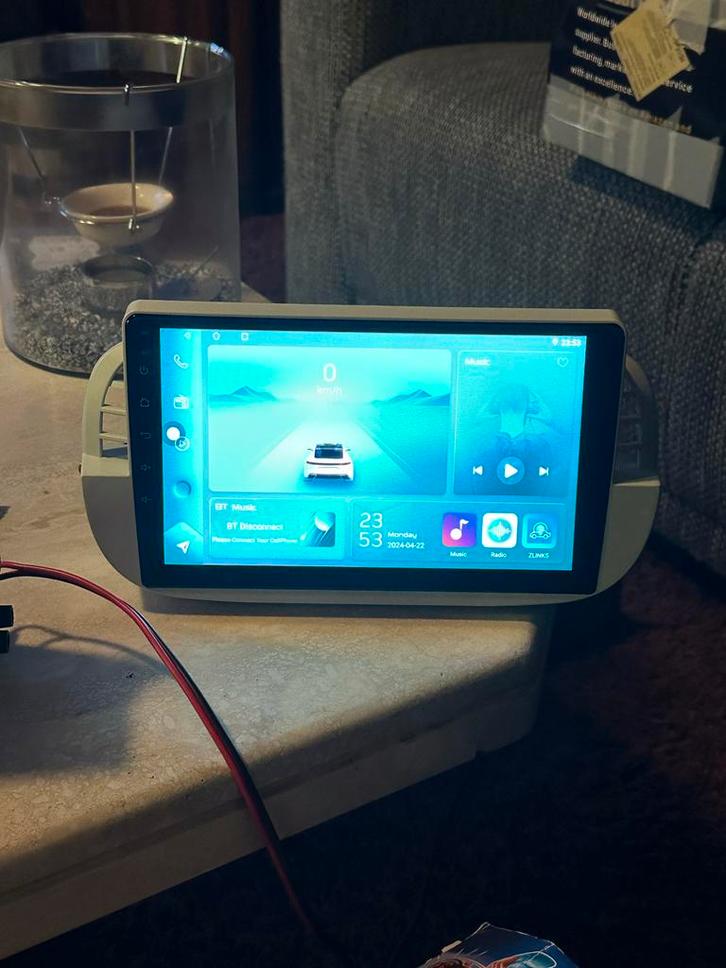Android Autoradio Fiat 500/Doblo, Auto diversen, Autoradio's, Nieuw, Ophalen of Verzenden