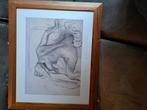 Degas orginele tekening, Antiek en Kunst, Ophalen of Verzenden