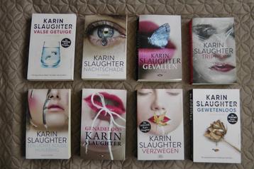 Spannende boeken (8x) van Karin Slaughter o.a. Gewetenloos beschikbaar voor biedingen