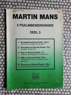Martin Mans  - 5 Psalmbewerkingen klavarskribo deel 3, Muziek en Instrumenten, Orgel, Gebruikt, Ophalen of Verzenden, Religie en Gospel