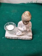 Beeld boeddha met waxcinehouder, Ophalen of Verzenden