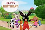 Bing het konijn verjaardags achtergrond/banner/poster, Nieuw, Versiering, Verzenden, Verjaardag