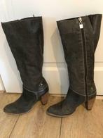 Walk in the park prachtige antraciet grijze laarzen mt 38, Hoge laarzen, Walk in the park, Ophalen of Verzenden, Zo goed als nieuw