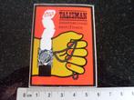 sticker talisman international certificate logo sos, Verzenden, Zo goed als nieuw, Merk