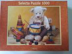 legpuzzel Selecta teddybeer 1000 stukjes, Ophalen of Verzenden, 500 t/m 1500 stukjes, Zo goed als nieuw, Legpuzzel