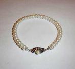 Armband Parels zilver, Verzenden, Nieuw, Overige kleuren, Overige materialen