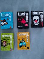 Black Stories Set - 5 spellen, Vijf spelers of meer, Ophalen of Verzenden, Zo goed als nieuw, Story Factory & Tuckers