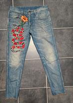 Gucci Blue Floral Snake broek, Blauw, Ophalen of Verzenden, Gucci, W30 - W32 (confectie 38/40)