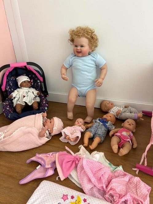 Mooie Poppen met accessoires, Kinderen en Baby's, Speelgoed | Poppen, Zo goed als nieuw, Babypop, Ophalen