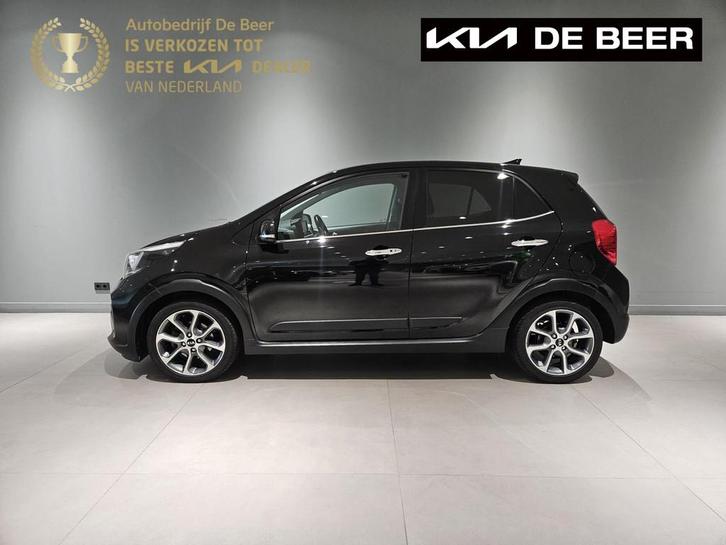 KIA Picanto 1.0 T-GDi 100pk 5-zits X-Line Navi/ Leer/ Clima, Auto's, Kia, Bedrijf, Te koop, Picanto, ABS, Achteruitrijcamera, Adaptive Cruise Control
