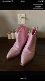 Cowboylaarzen met glitters - Maat 38, Made in china, Verzenden, Lage of Enkellaarzen, Zo goed als nieuw
