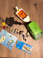 Playmobil Gezinswagen met Boot 4144, Ophalen of Verzenden, Gebruikt, Complete set