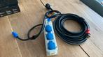 Stroom verlengblok 12 meter met powercon !! zie fotos, Ophalen of Verzenden, Zo goed als nieuw, Nvt, Apparatuur