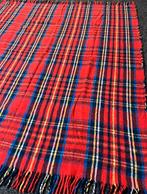 Geruite vintage deken, plaid, woondeken 140/133, Gebruikt, Etten-Leur, Djt@dejuistetoon.eu, Ophalen of Verzenden