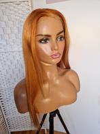 Nieuw! Human hair koper pruik 13x6 lace wig echt haar, Hair, Verzenden, Hair, Pruik of Haarverlenging