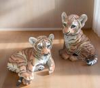 Twee grote tijger beelden, Verzamelen, Beelden en Beeldjes, Ophalen, Zo goed als nieuw, Dier