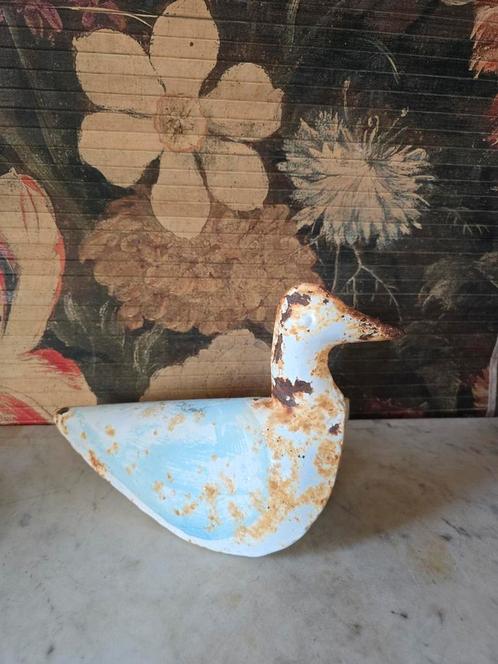 Oude ijzeren eend, Antiek en Kunst, Curiosa en Brocante, Ophalen of Verzenden