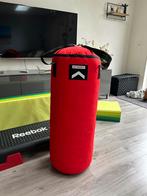 Bokszak hangend, 86 cm, rood, met plafondhaak, Ophalen, Zo goed als nieuw, Bokszak