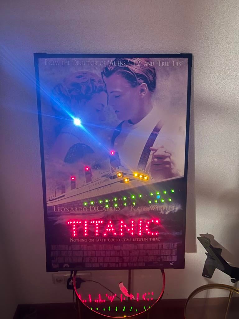 Titanic Filmposter, Verzamelen, Ophalen, Rechthoekig Staand, Zo goed als nieuw, A1 t/m A3