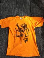 Oranje T-shirt met leeuw, Oranje, Ophalen of Verzenden, Zo goed als nieuw, Fruit of the loom