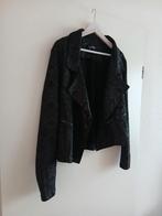 Prachtig nieuw zwart snake print jasje van NORAH. Maat 42., Zwart, Maat 42/44 (L), Nieuw, Ophalen of Verzenden