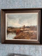 Schilderij Landschap van Pieter. Vosman . Gesigneerd ., Antiek en Kunst, Ophalen of Verzenden