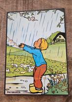 Jongetje op klompjes in de regen - Rie Cramer, Verzamelen, Verzenden, Gelopen, Kinderen