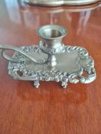 Kandelaar ijzer baroque stijl, Antiek en Kunst, Antiek | Kandelaars, Ophalen of Verzenden, Overige materialen