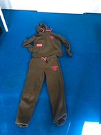 My Brand joggingpak olijfgroen met fuchsia’s accenten, Kinderen en Baby's, Ophalen of Verzenden, Zo goed als nieuw, Jongen