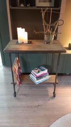Vintage trolley, Ophalen, 50 tot 100 cm, Eikenhout, 25 tot 50 cm