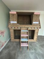 Kinder bed met trap en speel huisje, Huis en Inrichting, Slaapkamer | Bedden, Ophalen, 90 cm, Eenpersoons, Zo goed als nieuw