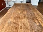 Teak eetkamertafel, Huis en Inrichting, Tafels | Eettafels, Ophalen, Gebruikt, Teakhout, 200 cm of meer