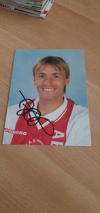 Richard Witschge Ajax 98-99 met originele handtekening, Verzamelen, Nieuw, Spelerskaart, Ajax, Verzenden