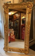 Grote sierlijke spiegel barok goudkleur 180/98, Antiek en Kunst, Ophalen, Rechthoekig