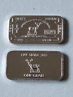 1 gram fine silver 999 edelhert baartje kk f.7.11.n4, Ophalen of Verzenden, Zilver