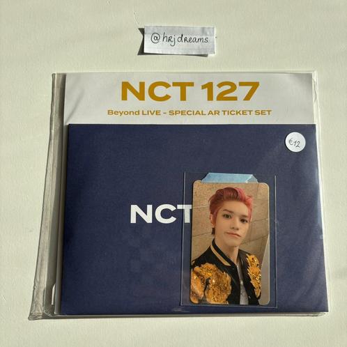 NCT 127 Taeyong AR ticket + photocard, Verzamelen, Muziek, Artiesten en Beroemdheden, Zo goed als nieuw, Foto of Kaart, Ophalen of Verzenden