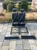 2 half leren stoelen 3p gordel zelfbouwcamper oldtimer bus, Auto-onderdelen, Ophalen of Verzenden, Chevrolet