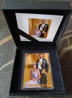 Gouden Postzegel Willem Alexander 12,5 Jaar Koningschap, Ophalen of Verzenden, Nederland