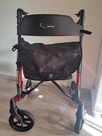 lichtgewicht rollator multimotion double rood beschikbaar voor biedingen
