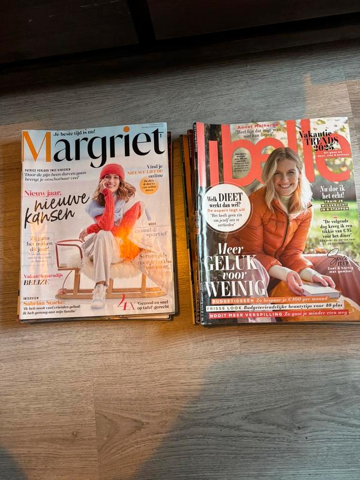 Libelle en Margriet tijdschriften uit 2025, Boeken, Tijdschriften en Kranten, Zo goed als nieuw, Damesbladen, Ophalen of Verzenden