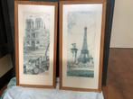 Twee ingelijste lithografieen van Roafael Ortiz Alfau, Ophalen of Verzenden