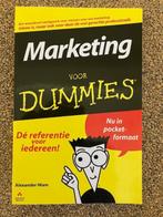 Marketing voor dummies, Niet van toepassing, Nieuw, Ophalen of Verzenden, Alexander Hiam