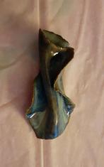 Unieke nieuwe Vintage broche van geëmailleerd keramiek., Overige materialen, Blauw, Nieuw, Ophalen of Verzenden