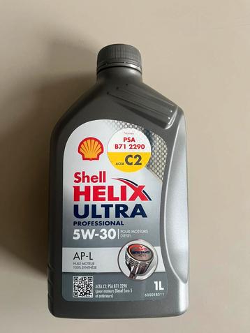 1 liter Shell moterolie voor Dieselmotor 5W-30 beschikbaar voor biedingen